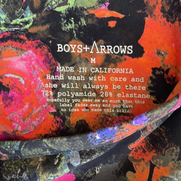 Boys + Arrows Wilma Bikini Top in True Romance - Picture 3 of 3